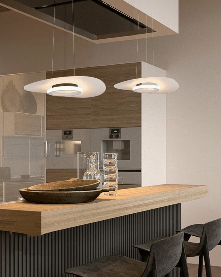 Towers LED pendant industrial minimalist design aesthetic