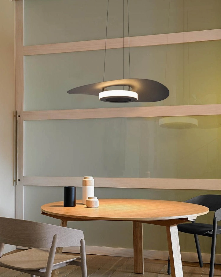 Towers pendant lamp integrated LED light output warm cool