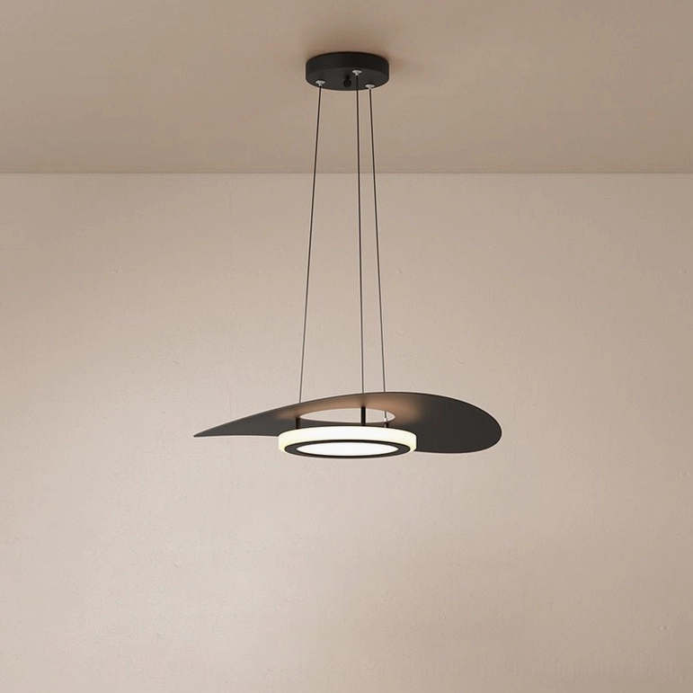 Towers pendant light fixture architectural detail gray background