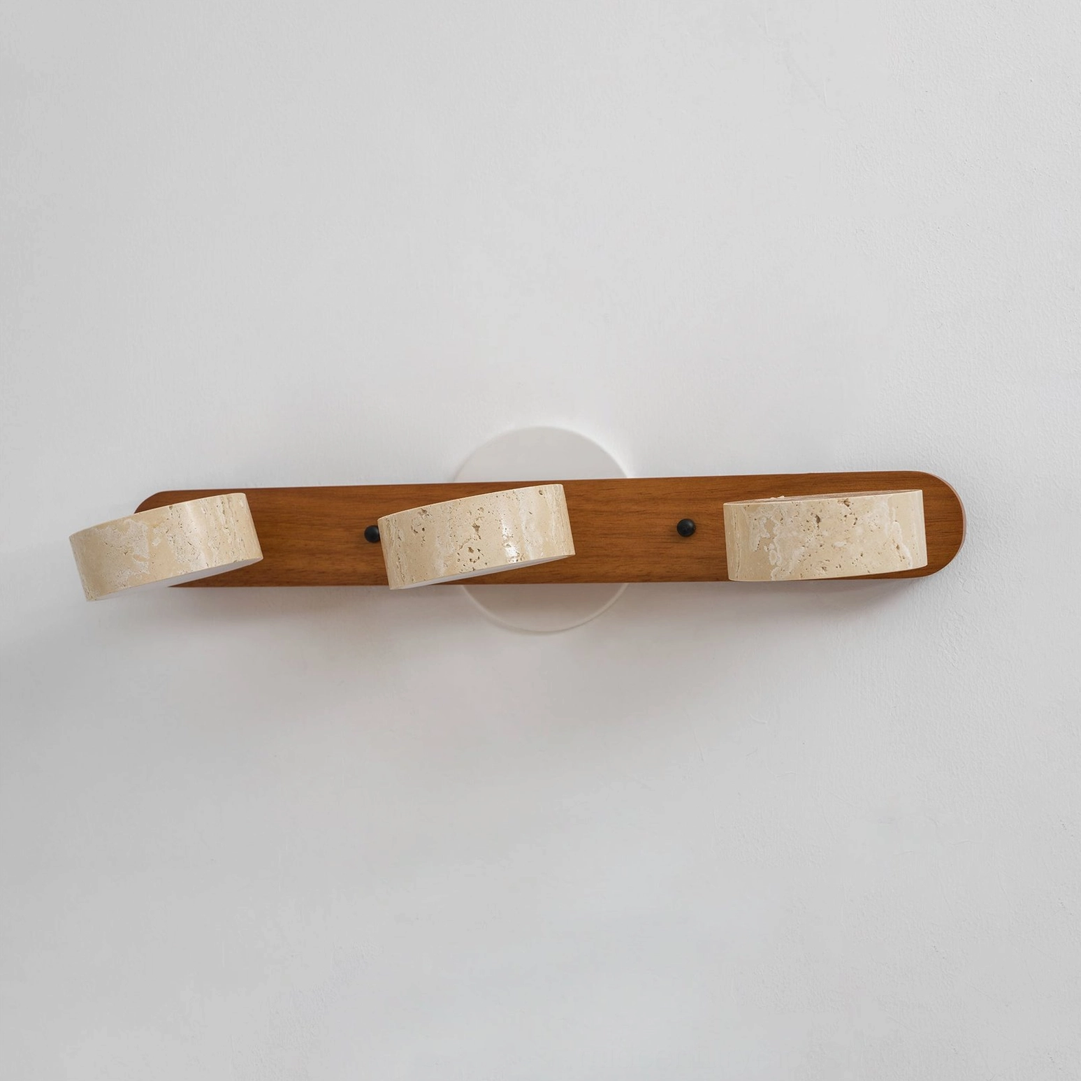 Travertine wall lamp cultural heritage geological time artistic expression