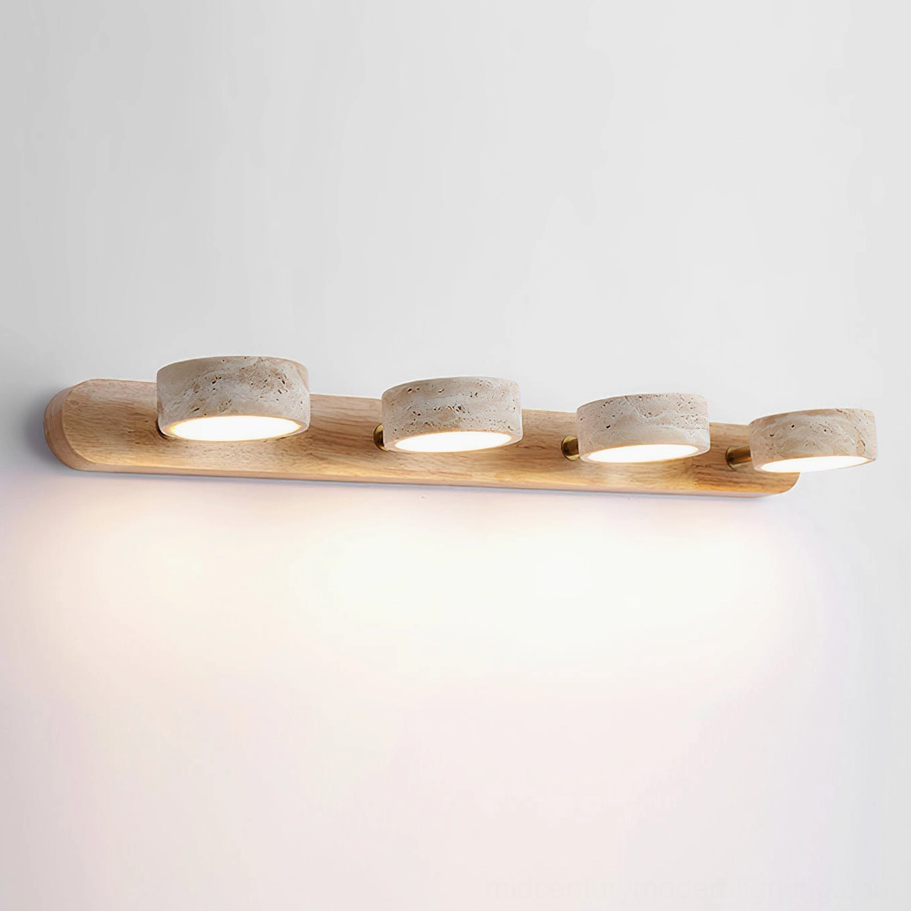 Travertine wall lamp material authenticity natural stone certification quality