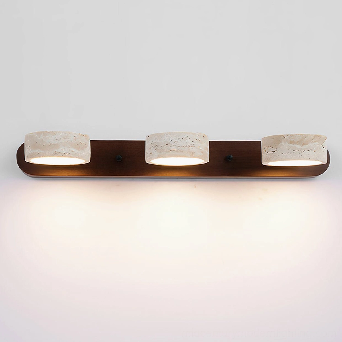 Travertine wall lamp styling guide complementary design elements mirror frame