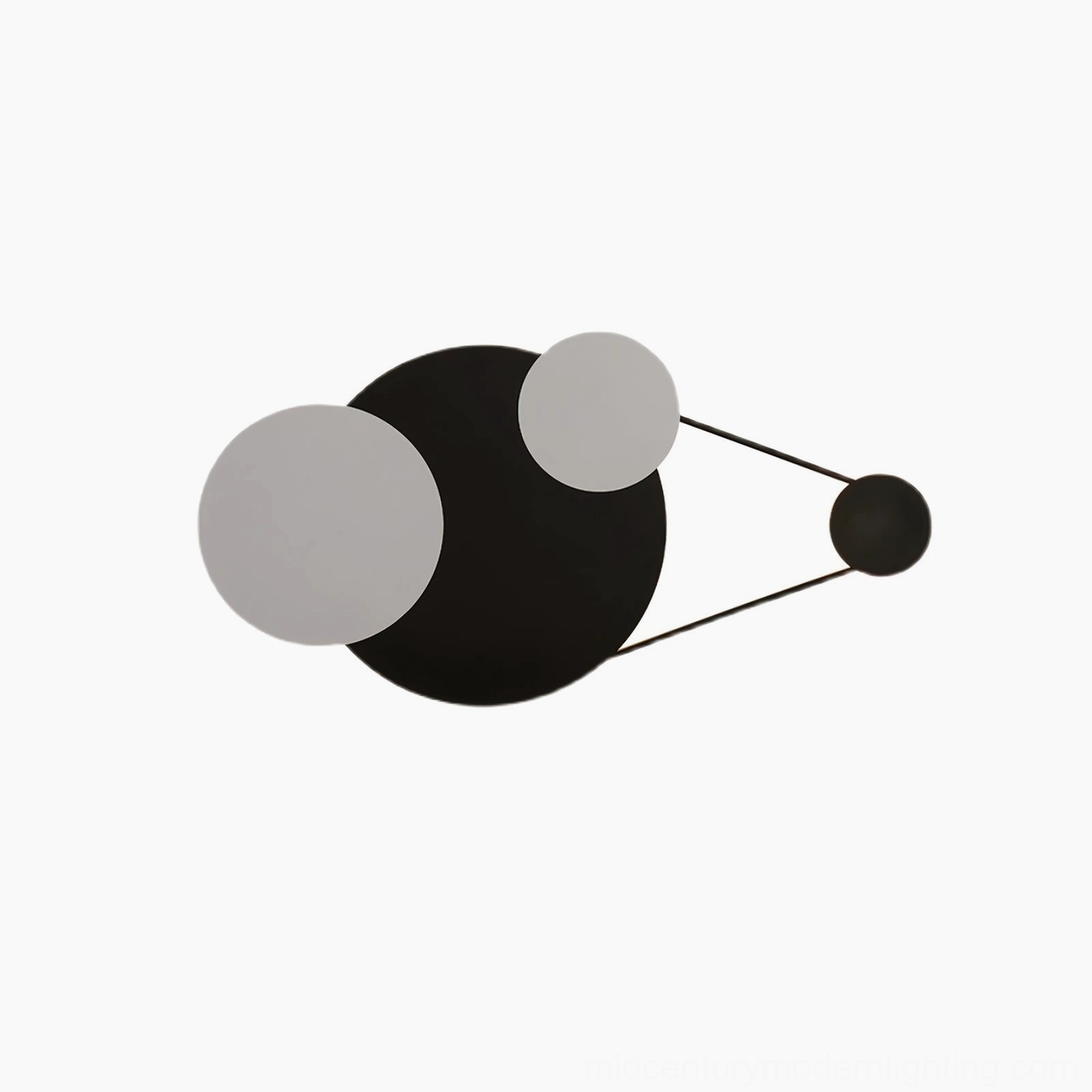 Vertical Trio wall lamp creating atmospheric ambient lighting in modern living space with clean-line decor