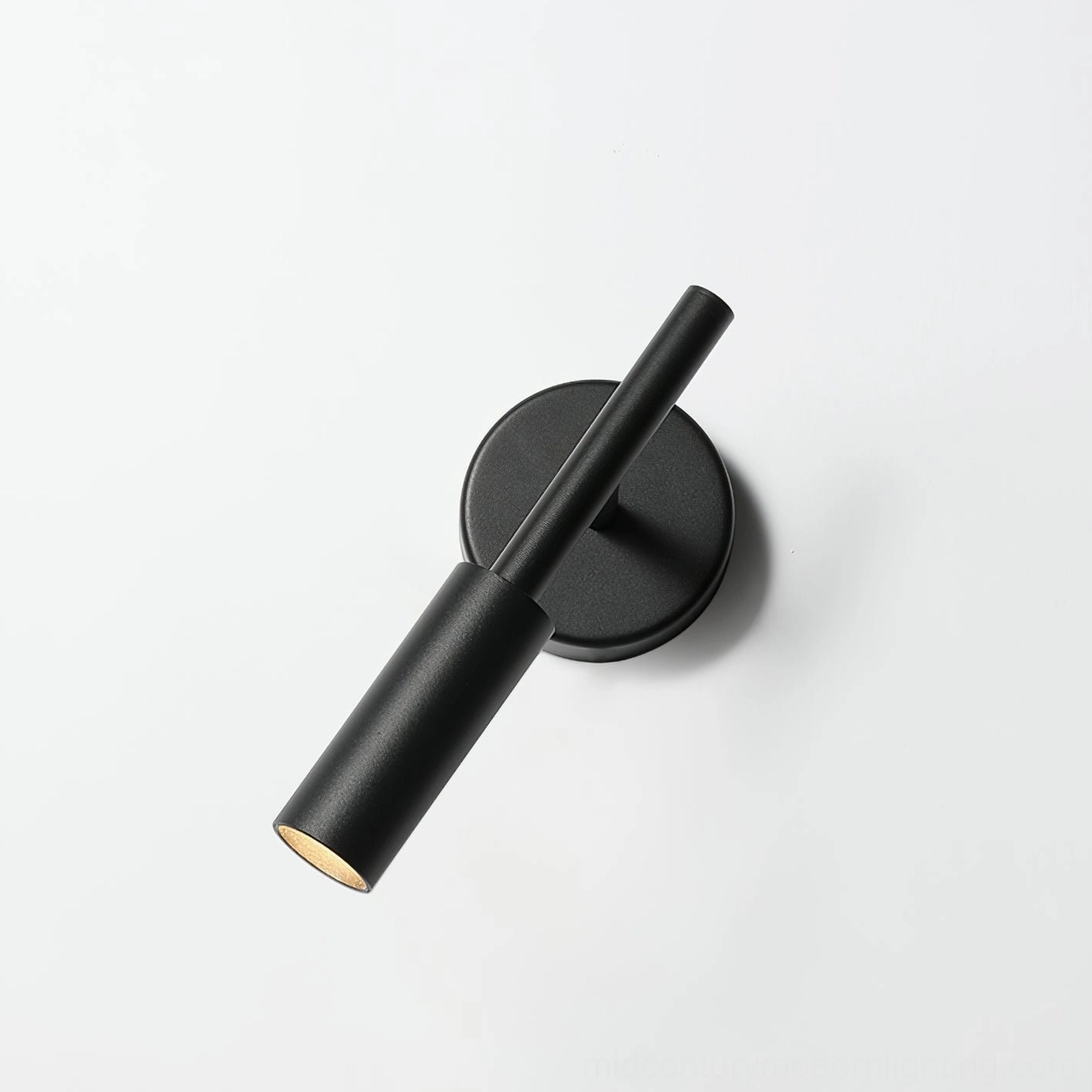Tubino black adjustable wall lamp rotating beam studio lighting product