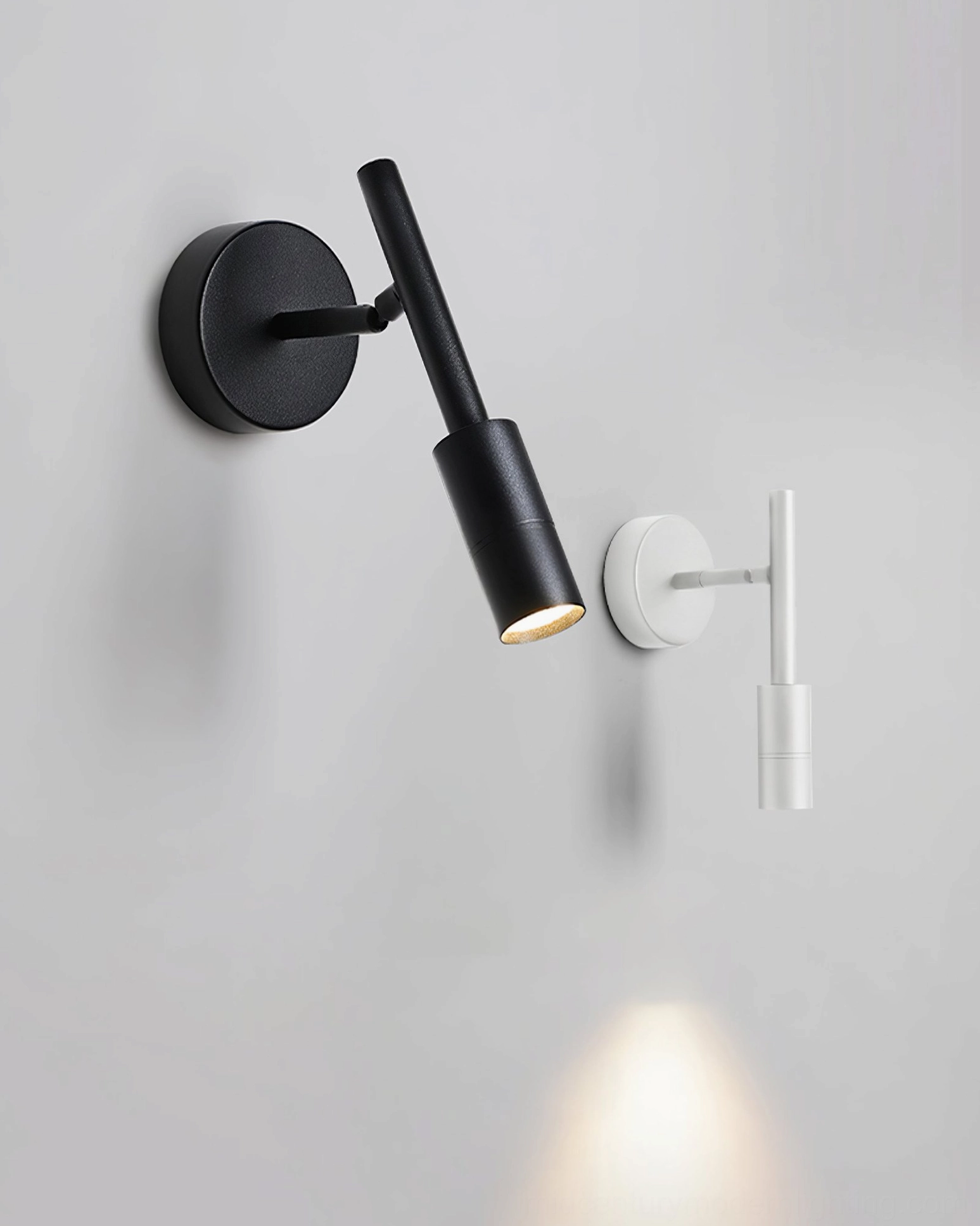 Tubino compact LED wall light recessed installation architectural lighting
