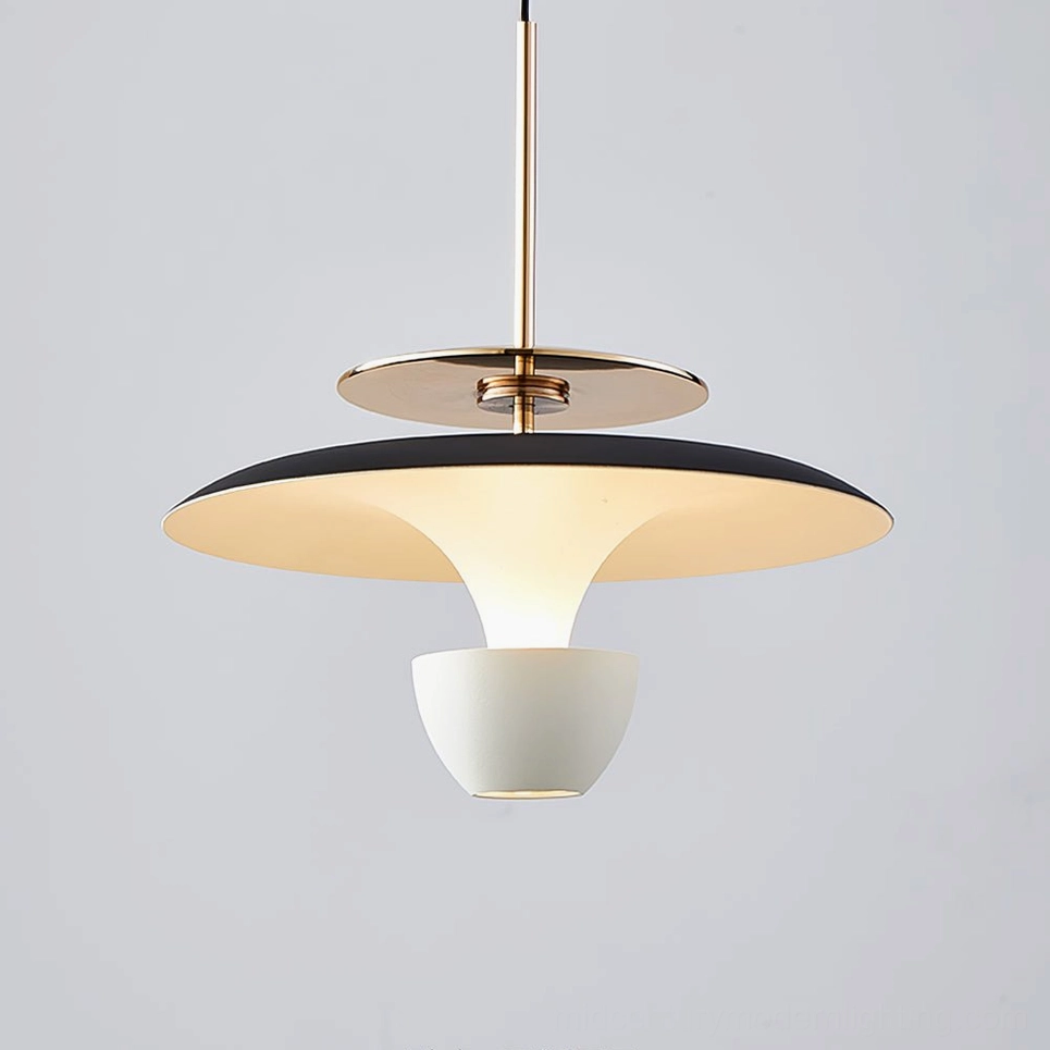 UFO pendant light mid-century modern aesthetic focal point