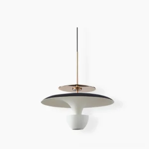 UFO pendant light mid-century modern design studio view