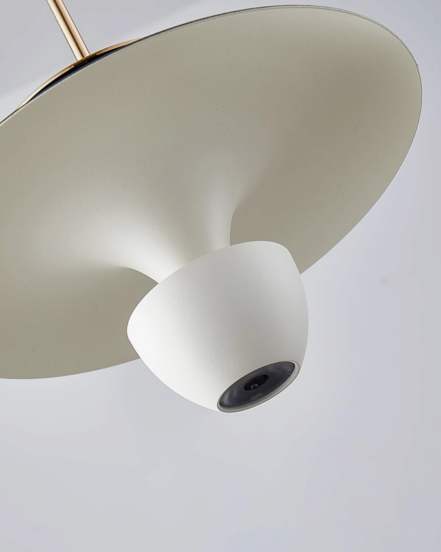 UFO pendant light red brown and black finish luxury option