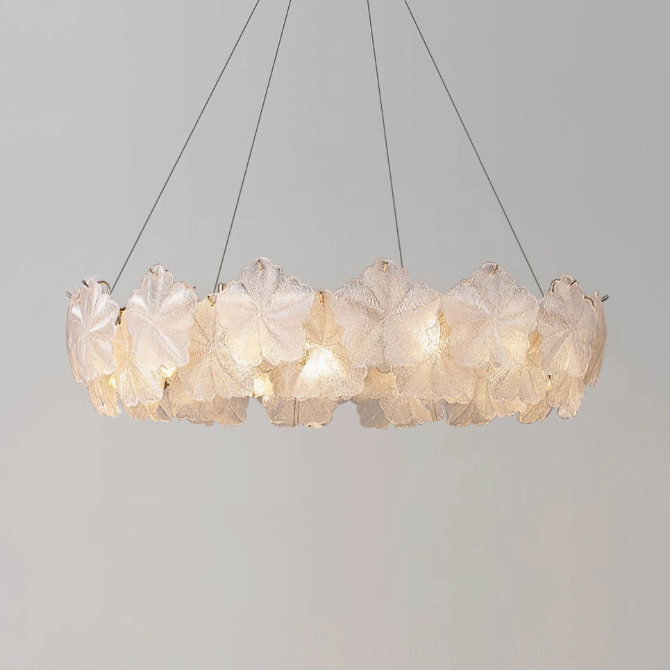 Valery 80cm diameter single-ring chandelier, 16-bulb configuration, elegant lighting