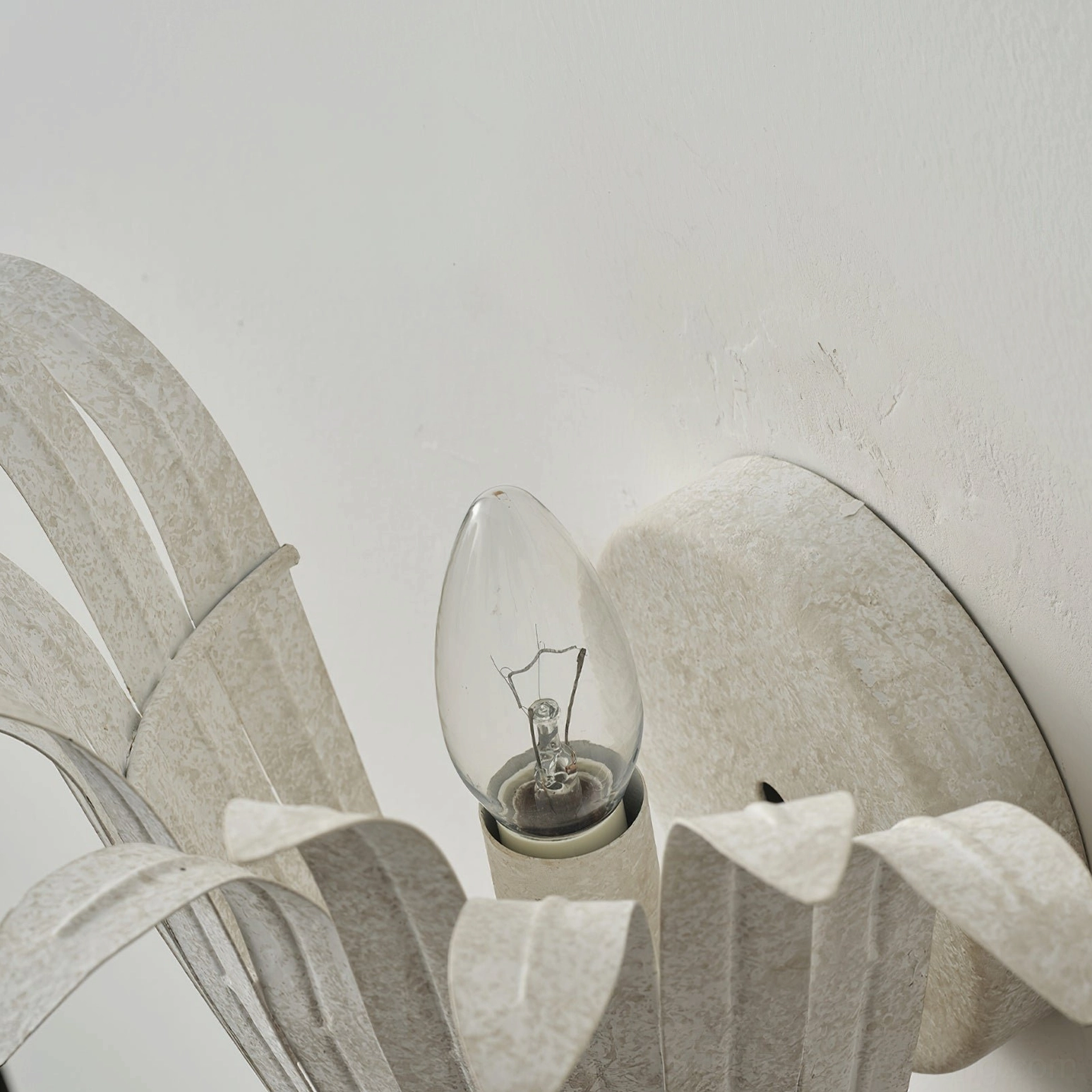 Vicenzio gold leaf wall sconce - modern Art Deco botanical sconce for bedroom and living room accent lighting