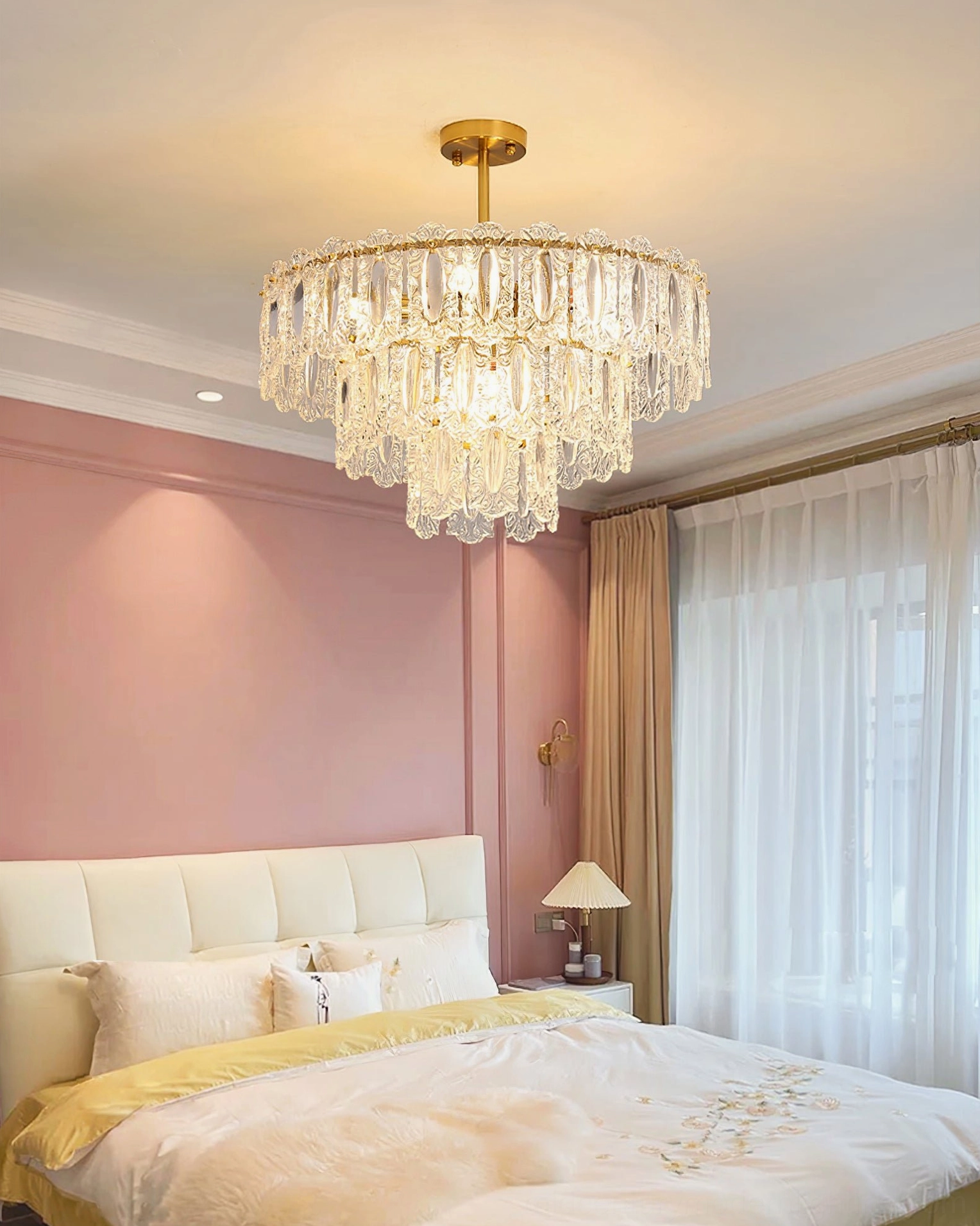 Vienna crystal chandelier hotel lobby commercial space boutique application elegant focal point
