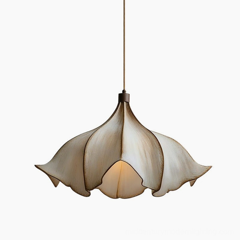 Viscontea pendant light 17.7 inch diameter brown and white color variant product photograph