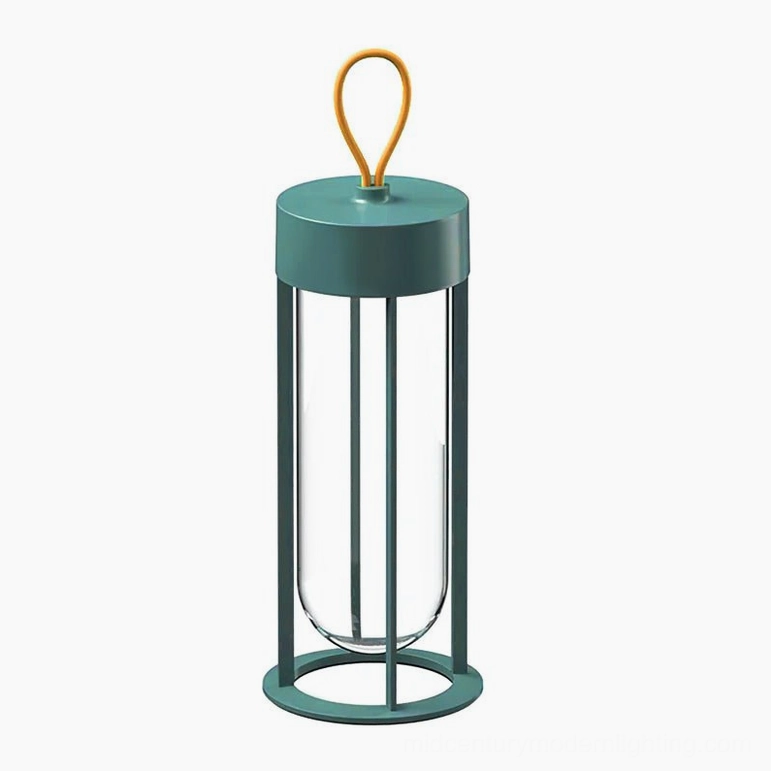 Vitro sand green finish wireless LED table lamp contemporary minimalist aesthetic