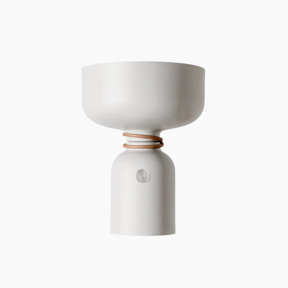 Vol compact table lamp size comparison 11 inch diameter proportional mid-century design