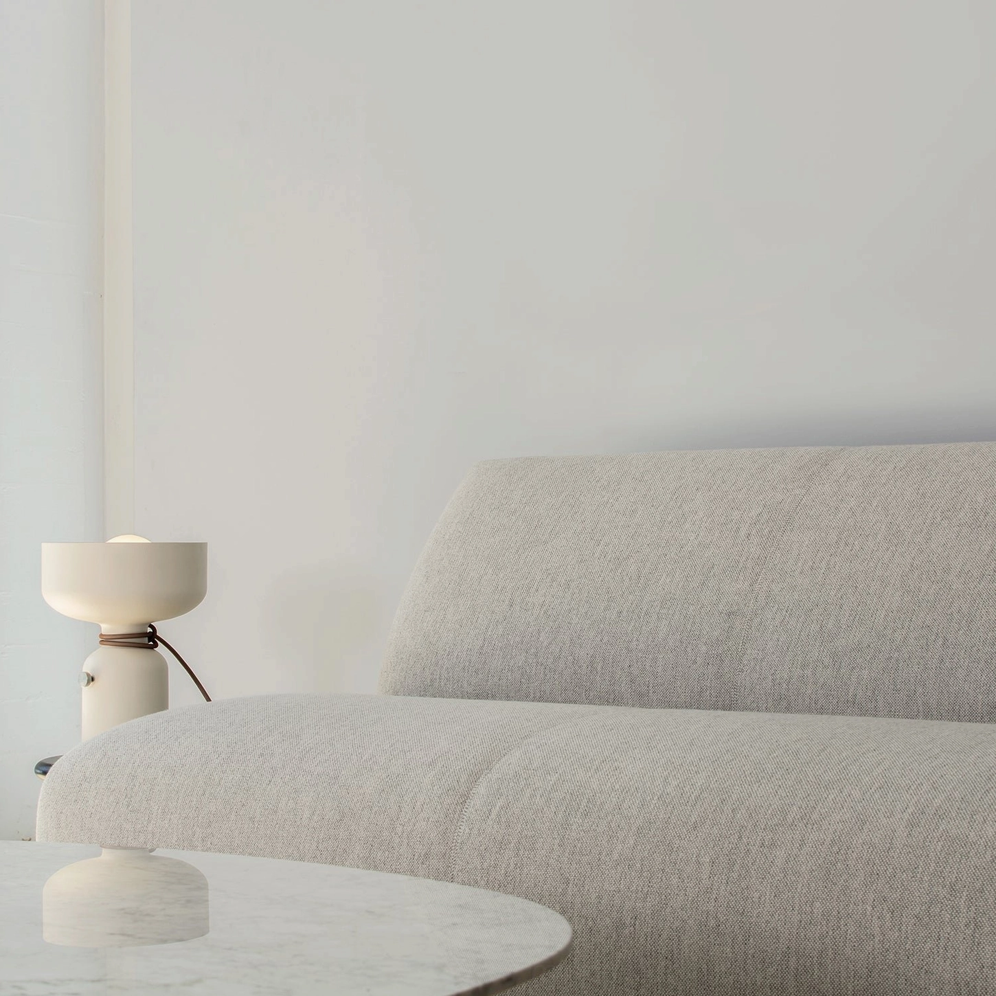 Vol table lamp in compact size 11 inch diameter minimalist desk accessory