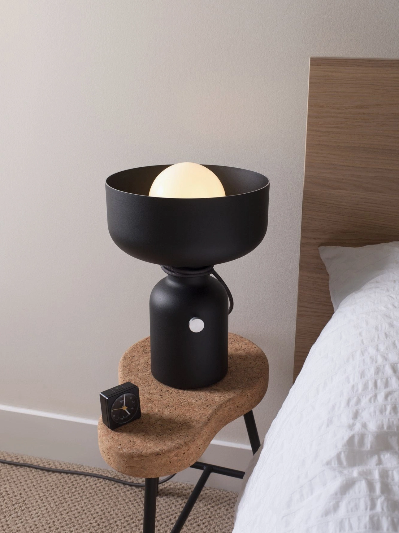 Vol statement size table lamp 13.8 inch diameter proportional design showcase