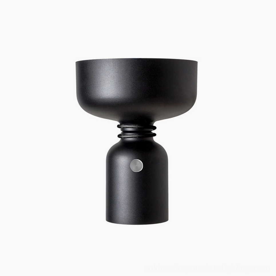 Vol table lamp full product range black white finishes sculptural knotted cord lighting