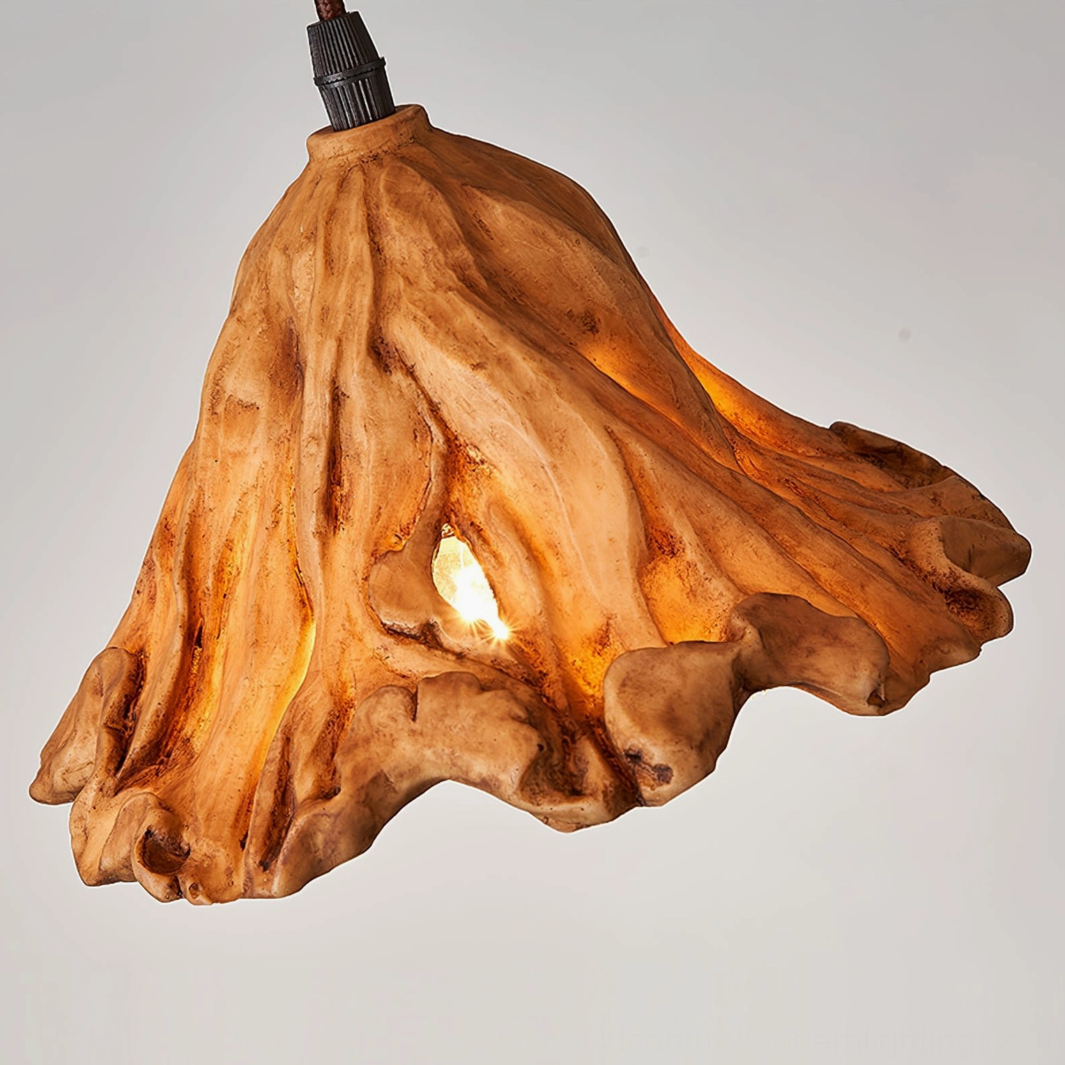 Volcano pendant lamp hanging cord suspension bohemian eclectic interior design home décor