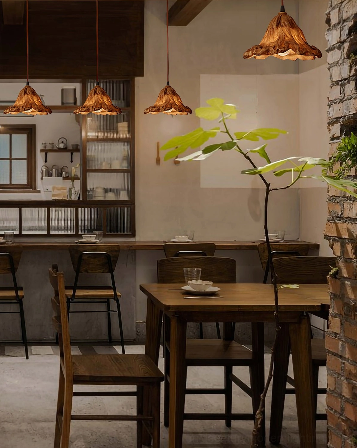 Volcano pendant lamp white finish scandinavian minimalist contemporary kitchen island lighting